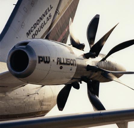 tested : 1987 CFM International open rotor NASA ADP Type : Ducted propfan General Electric GE36 UDF Power :