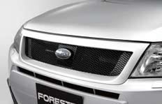 Exterior and Styling 1 Front grille mesh type 2 Side under spoiler