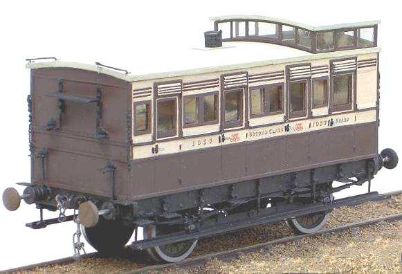 Brake 2 nd and 2 ND CLASS CARRIAGE 1861, BSEC61 and SEC61 Although based on SER diagrams (and HMRS drawings) this 2 nd Class carriage, built by Wright, was typical of 4 cpt.