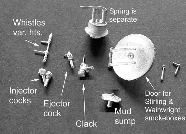 Ditto, brass for those sourcing their own coupling rods 82 BOILER CASTING resin can be adapted for all Stirling locos (except B) 10 treat as wagon kit for