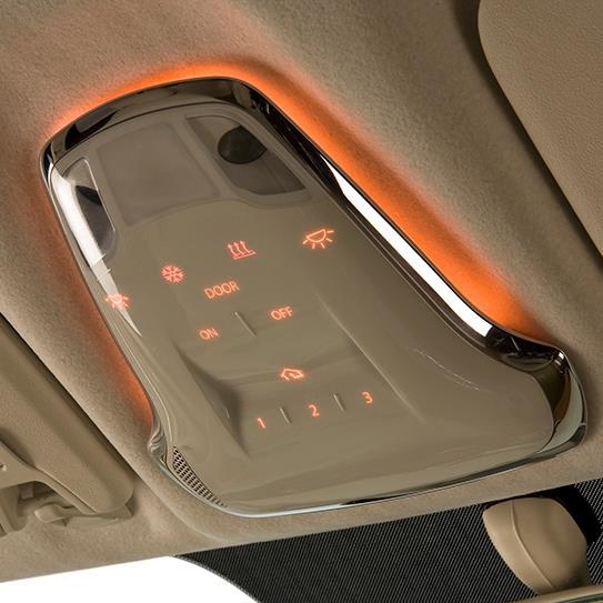 COMFORT AND DELIGHT 3 Comfort and Delight features such as heated surfaces, ambient light features, and luminescent surfaces are