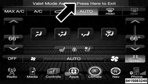 68 UNDERSTANDING YOUR INSTRUMENT PANEL not set, so you are free to select any 4 digit numeric combination that will be easy to remember.