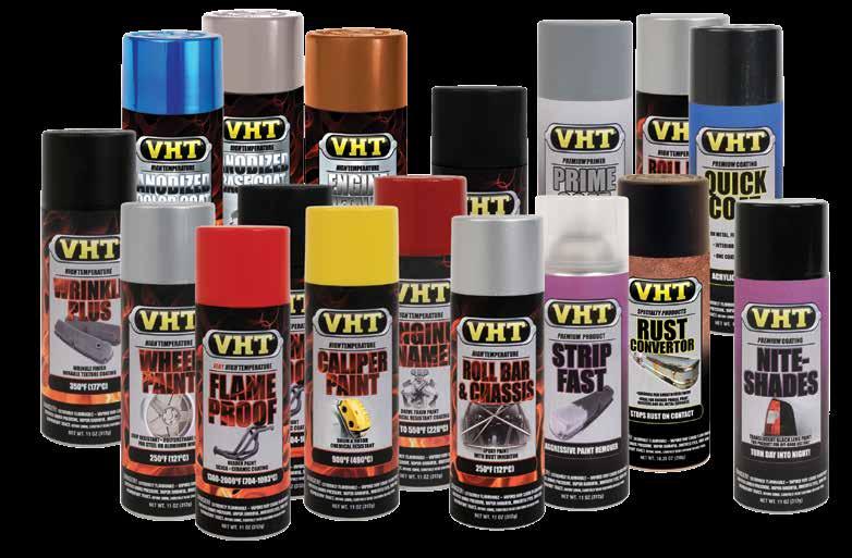 Through the years, the VHT brand has been the motorsport enthusiasts choice for high-heat applications.