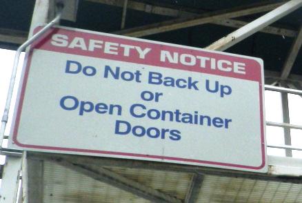 Site Safety Rules Pre-Out Gate Area Do NOT backup To be serviced at Pre Out Gate drivers MUST: 1.
