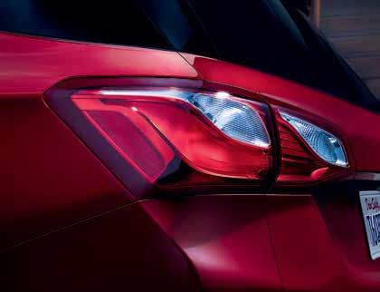 Ultra-contemporary lighting LED daytime running lamps on all models plus LED headlamps on Premier models sets a bold