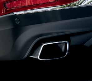 Premium details such as these chromed exhaust outlets set Equinox apart from the status quo.