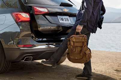 VERSATILITY 1. HANDS-FREE GESTURE LIFTGATE. Open and close the liftgate simply by using a kicking motion under the rear bumper.