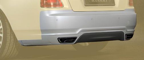 THE OPTIONS FOR YOUR ROLLS-ROYCE GHOST SERIES II Rear bumper with exhaust