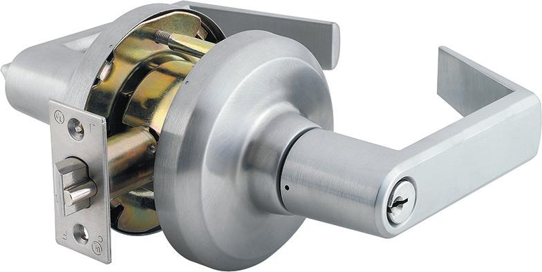 QCL100 Series Grade 1 Heavy Duty Cylindrical Locks Available in: 605, 613, 619, 625, 626 Privacy Split Available in: