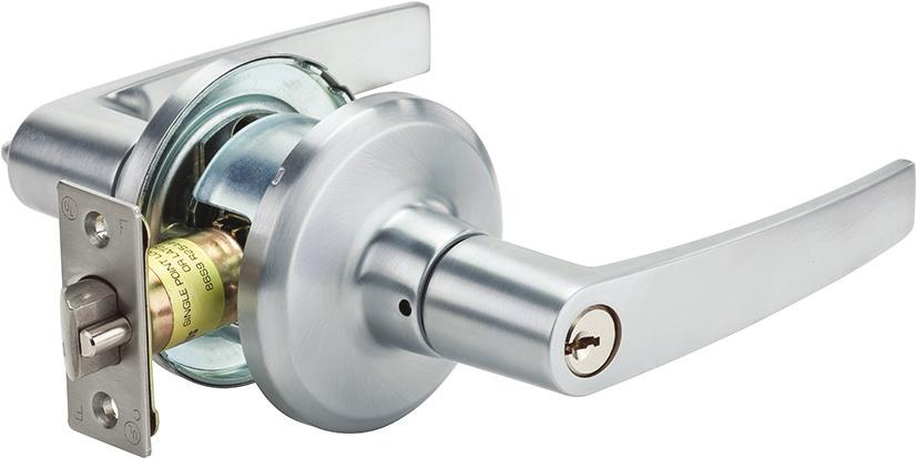 QTL200 Series Grade 2 Standard Duty Tubular Locks Sierra (E) Available in: 605, 613, 619, 625, 626 Privacy Split Available