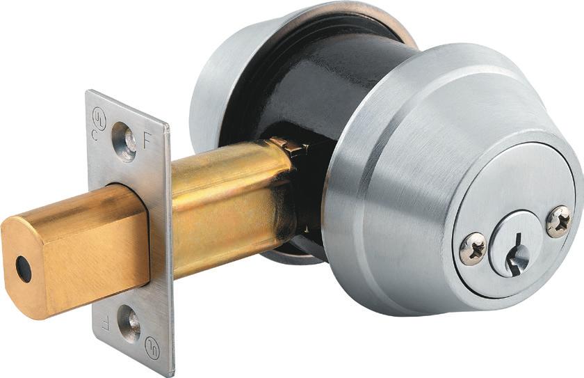 QDB100 Series Grade 1 Heavy Duty Auxiliary Deadbolts Single Cylinder Double Cylinder Available in: 605, 613, 619, 625, 626 Available in: 605, 613, 619, 625, 626 Model/Series Functions Case Qty QDB180