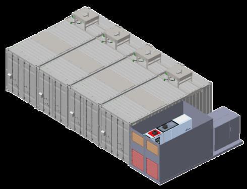 First-of-its-Kind Containerization Fully containerized no liquid between containers & built-in secondary
