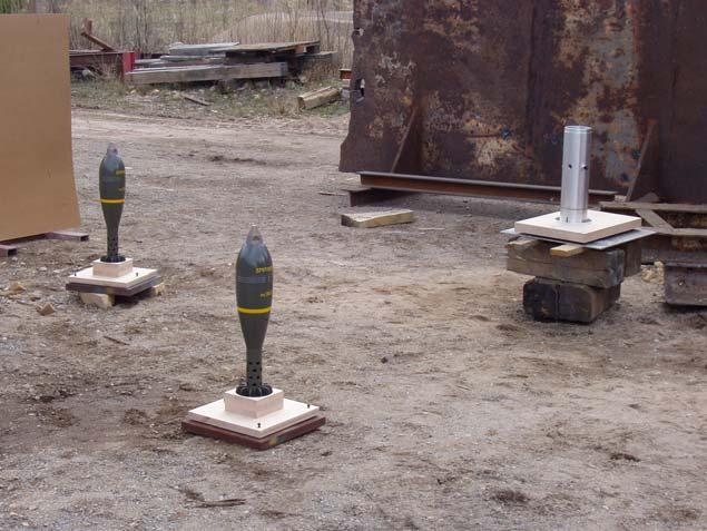 120mm Mortar Rounds The long distance mode impacts with approx 110 TM-balls.