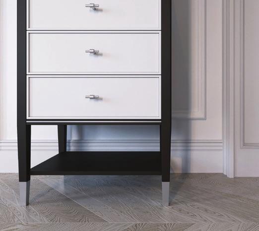 rallentata) High chest of 5 drawers and shelf (drawers