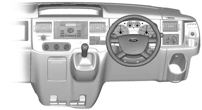 Quick start Instrument panel overview - right-hand drive L K J I H G F E D R M N O P Q C T S U V E76166 C D E F G H Electric exterior mirror switch. See Electric exterior mirrors (page 47).