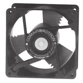 Comair Rotron Fans 417 MODULAIR MB9100 AC CABINET BLOWER Size: 5.22 high 3.98 deep 19.00 wide (133mm 101mm 483mm). 235 CFM (110 L/Sec.). Designed for use in EIA 19 rack cabinets.