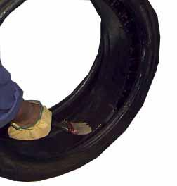 8.8_ PAX System tyres mounting operation ATTENTION: The following check is very important to prevent any risk of tyre bursting during inflating phase.