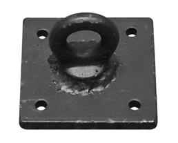 Rigging Accessories Floor Plate Used for terminating guide lines. 3" x 3" (76.2 mm x 76.