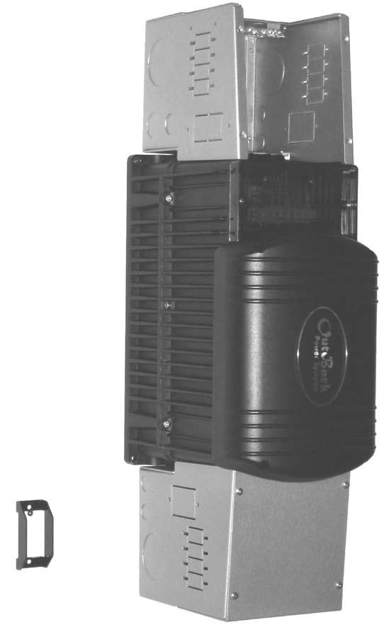 Getting to Know FLEXware 250 When mounting the FLEXware 250, the various breaker slots must be in a vertical (forward