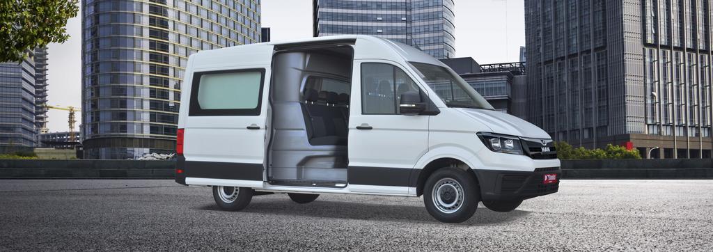 Comfort Crew Van With the Comfort Crew Van, safety and functionality