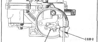 FUEL SYSTEM & EXHAUST 4-17 2. With metering rods bottoming, revolve metering arm (K) until lip (H) (See insert) contacts vacumeter link (I).