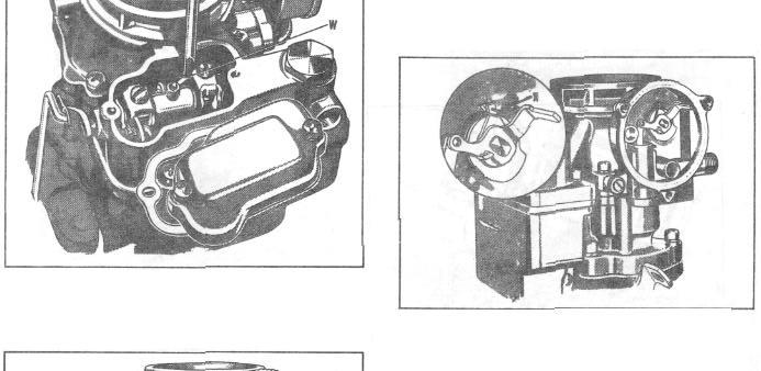 Adjust metering rods in the following manner: a. Back out the throttle lever adjusting screw so throttle valves seat. b.