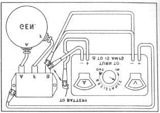 6-18 ELECTRICAL SYSTEM 1. Inspect wiring between voltage regulator and generator. (See "Wiring Check", page 9.) 2. Make sure generator operates correctly without the regulator in the circuit.