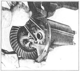 REAR AXLE 11-13 6. Install bearing cones on differentials case hubs, using differential side bearing replacer J-2546 as shown in Figure 29. 7.