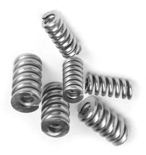 : HIGH PRESSURE SERIES High Pressure Compression Series High Spring Rates in a Narrow Profile High Pressure Compression Springs are a series of slender low index