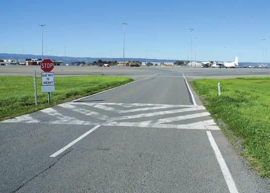 Authority to Drive Airside Category 3 when crossing Taxiway F3 along the airside road between Gate 2