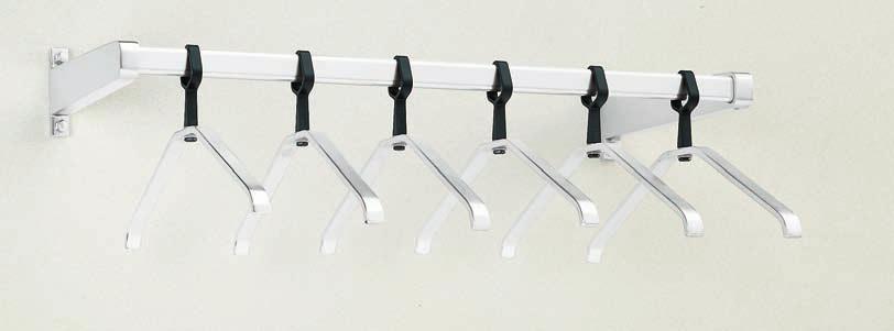 6 non-removable hangers 2166 Additional