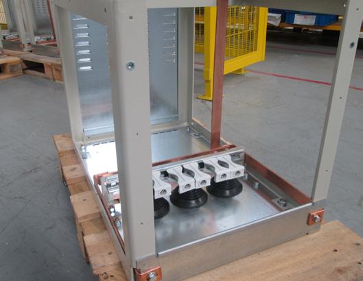 SF6 Gas-Insulated Metal Enclosed Switchgear General Line of earth of 120 mm2 from section.