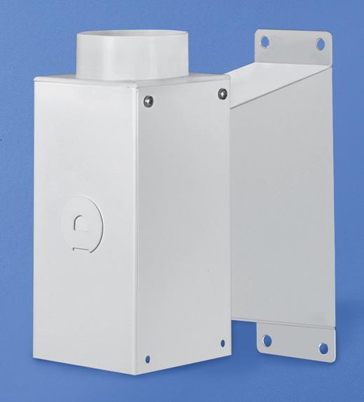: 2-195 and und 2-195-10-5 Dimensions (All measurements in mm) Used for System 75 Wall mounted Extraction