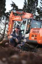 Reducing Environmental Impact by New ZAXIS Hitachi makes a green way to cut carbon emissions for global warming prevention according to LCA*.