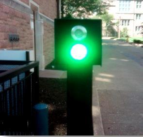 DO NOT PROCEED UNTIL LIGHT IS GREEN.
