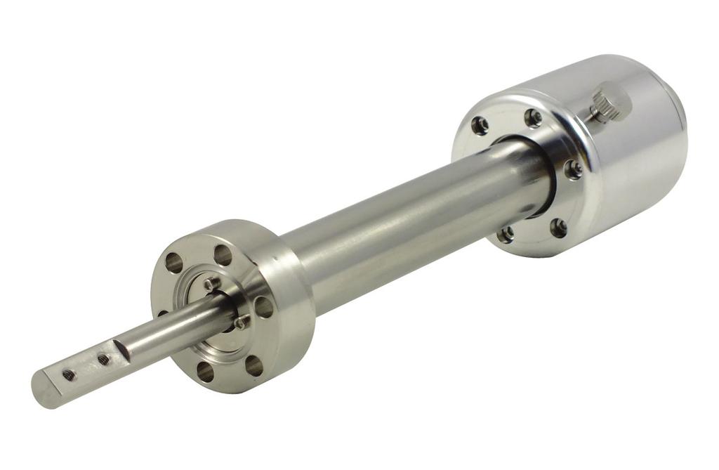 Guided Linear Motion Rotary Source MPPL Series Shutters Standard In-line pneumatically actuated MPPL Magnetically-coupled Push Pull devices providing linear guided motion solutions for low load