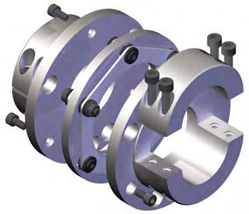 They also serve as self-aligning couplings for axial, angular and radial misalignment.