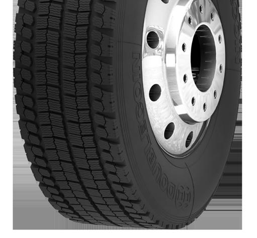 DRIVE RSD1 ULTRA PREMIUM DRIVE-POSITION OPTIMIZED FOR SEVERE WINTER CONDITIONS Offset tread blocks that deliver stability on any road surface Full depth siping delivers outstanding traction in mud