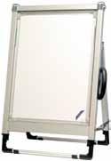 Whiteboards L270 Features: Double sided magnetic whiteboard Aluminum Frame