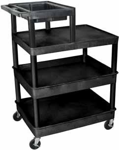 weight capacity when evenly distributed throughout shelves 4 Ball bearing