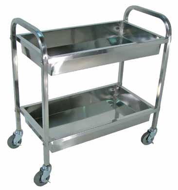 transport cart Top and bottom tubs are 4 deep Includes four 4 locking casters 4 deep tubs 9 7 8 shelf clearance 10 1 2