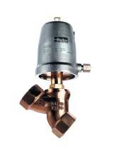 Series 810: 2 Way Angle Body Valves: 1/2 to 3 NPT Technical Specifications FEATURES Body Material Bronze Rg5 AISI 316L Brass Function 2/2 NC, NO 2/2 NC, NO 2/2 NC, NO Nominal sizes 1/2" - 2" 1/2" - 2
