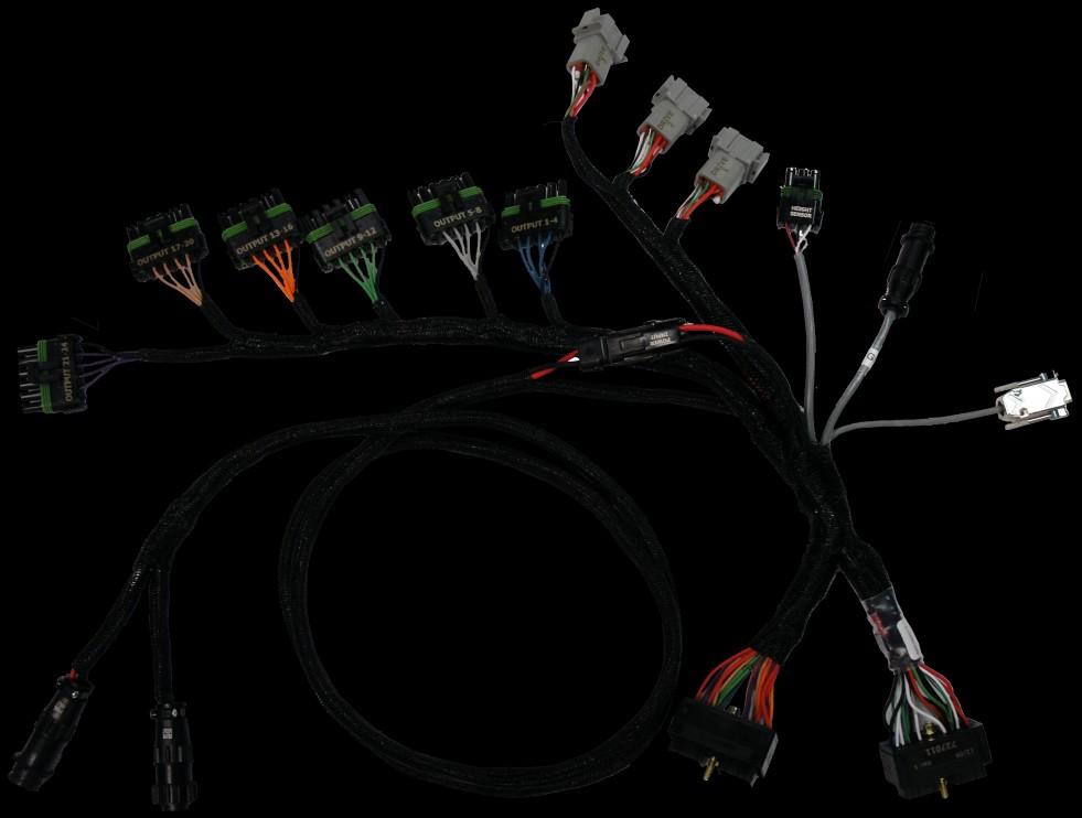 Base Harness System Overview (Continued) 727011 The Base Harness will be the backbone of the Row Flow system and provide the means of connecting power and communication to the