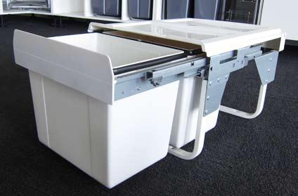 leksupply.com.au 68 Pull Out Soft Closing Twin Bin Door Mounted 5.