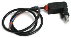 terminals 1/2" MPT external thread connects for attaching conduit or PVC wire connectors All stainless-steel construction 5800 PSI 640 PSI switching pressure 44" wire length 195 F 3/8" male inlet 15