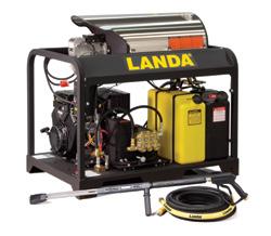 PRESSURE WASHERS Hot Water Gasoline Powered Diesel/Oil Heated Classic, Portable Hot Water Washer PGHW Landa's Most Popular Skid for More Than 20 Years As Landa s most popular gasoline-powered,