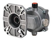 2:1 Gear Reduction (3,190 engine RPM = 1,450 RPM pump) For 7-18 HP Briggs, Honda engines with 1" or 1-1/8" shaft (must specify) Use with the appropriate size: WS series Interpump, TS series General