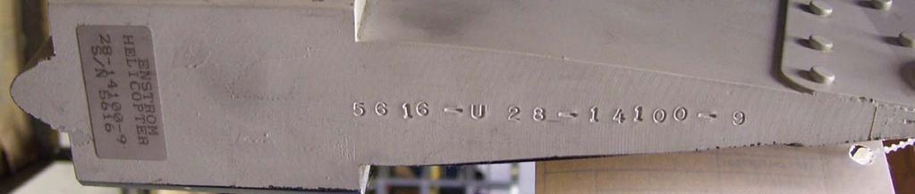 Identification Markings on Blades Stamped in the root end of the blade: 5056-U is the