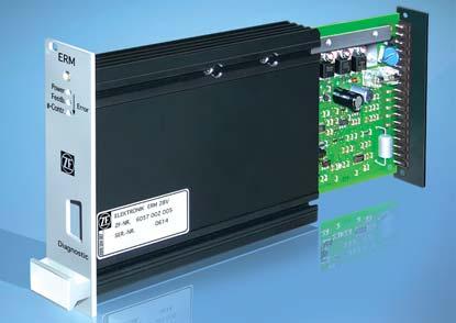 Electronic control unit ERM 24 The ZF hysteresis electronic control unit makes it possible to set individual operating modes for