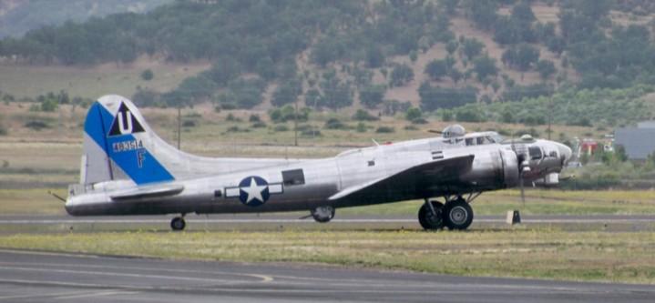 Medford ATB B-17 Visit On June 11 th 2012, the restored B-17 Sentimental Journey was having engine troubles over Medford, Oregon on its way to a Fly-In at Roseburg.